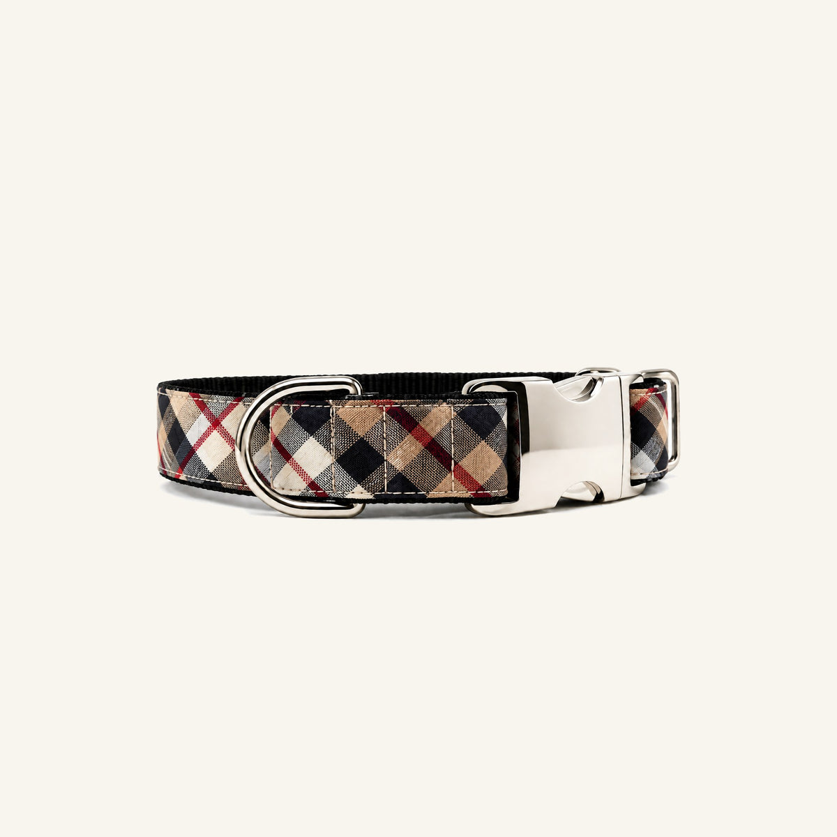 Collar para perro Tartán Camel de SIRKAWS