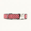 Collar para perro Vichy Rojo de SIRKAWS